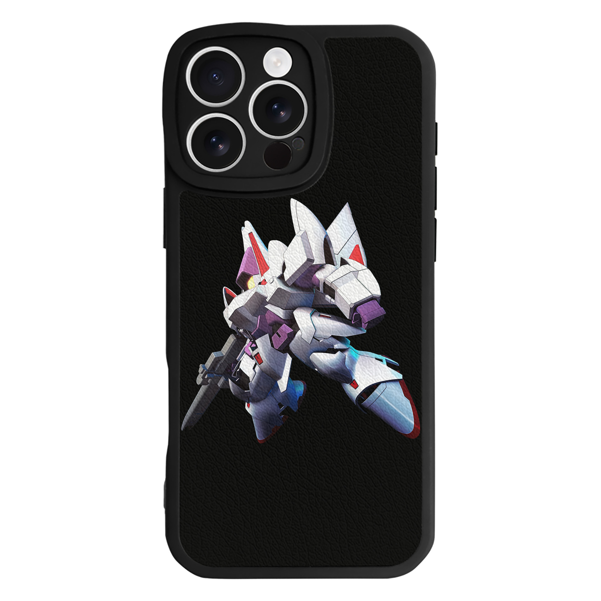 （画像用） 機動戦士ガンダム Mobile Suit Gundam 【iPhone 16シリーズ対応】シリコンスマホケース（レザー調） 材質：シリコン